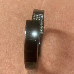 Black and Silver Rhinestone Bracelet